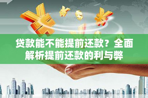 宁明贷款能不能提前还款？全面解析提前还款的利与弊