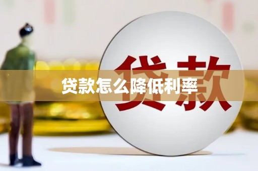 宁明贷款怎么降低利率