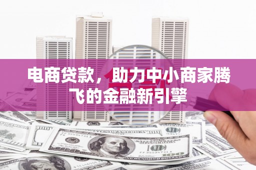 宁明电商贷款，助力中小商家腾飞的金融新引擎