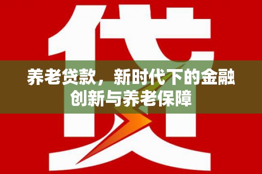 宁明养老贷款，新时代下的金融创新与养老保障