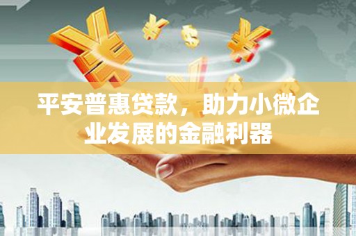 宁明平安普惠贷款，助力小微企业发展的金融利器