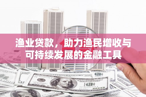 宁明渔业贷款，助力渔民增收与可持续发展的金融工具