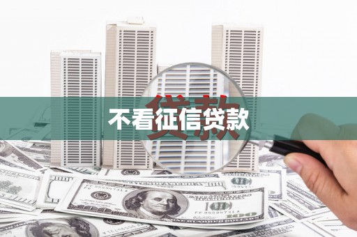 宁明不看征信贷款
