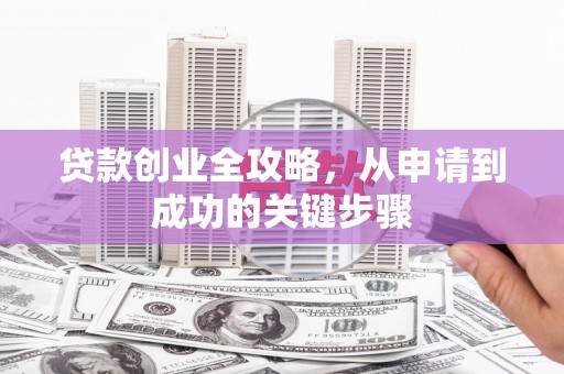 宁明贷款创业全攻略，从申请到成功的关键步骤