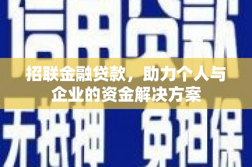 宁明招联金融贷款，助力个人与企业的资金解决方案