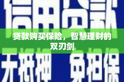 宁明贷款购买保险，智慧理财的双刃剑
