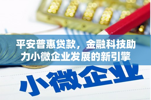 宁明平安普惠贷款，金融科技助力小微企业发展的新引擎