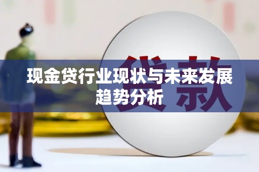 宁明现金贷行业现状与未来发展趋势分析