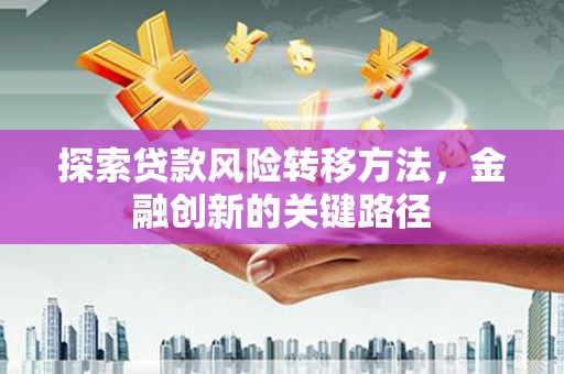宁明探索贷款风险转移方法，金融创新的关键路径