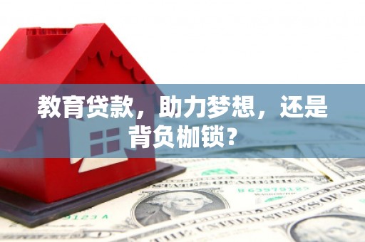 宁明教育贷款，助力梦想，还是背负枷锁？
