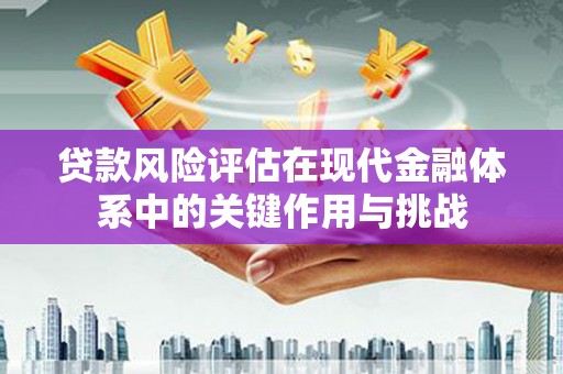 宁明贷款风险评估在现代金融体系中的关键作用与挑战