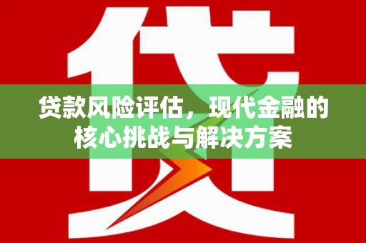 宁明贷款风险评估，现代金融的核心挑战与解决方案