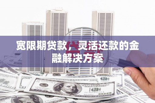宁明宽限期贷款，灵活还款的金融解决方案