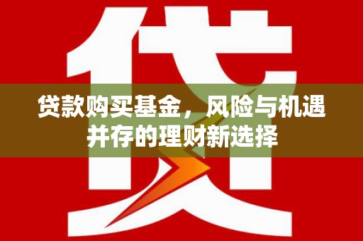 宁明贷款购买基金，风险与机遇并存的理财新选择