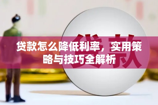 宁明贷款怎么降低利率，实用策略与技巧全解析