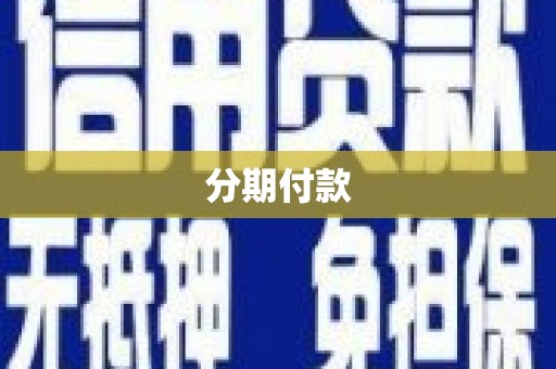 宁明分期付款