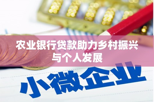 宁明农业银行贷款助力乡村振兴与个人发展