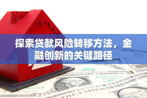 宁明探索贷款风险转移方法，金融创新的关键路径