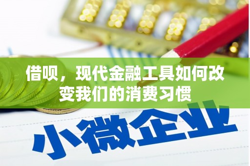 宁明借呗，现代金融工具如何改变我们的消费习惯