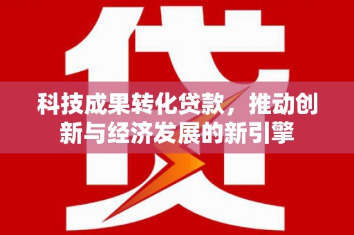 宁明科技成果转化贷款，推动创新与经济发展的新引擎