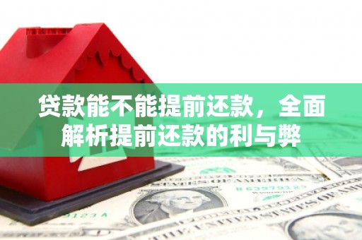 宁明贷款能不能提前还款，全面解析提前还款的利与弊
