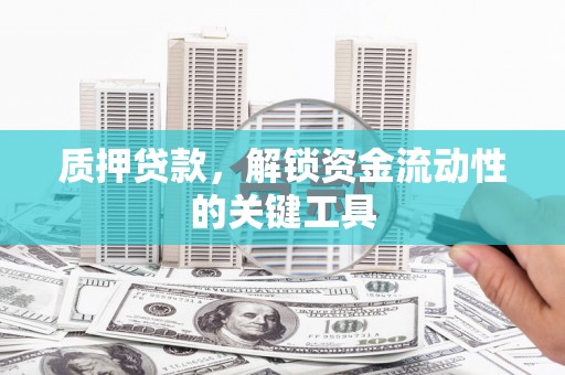 宁明质押贷款，解锁资金流动性的关键工具