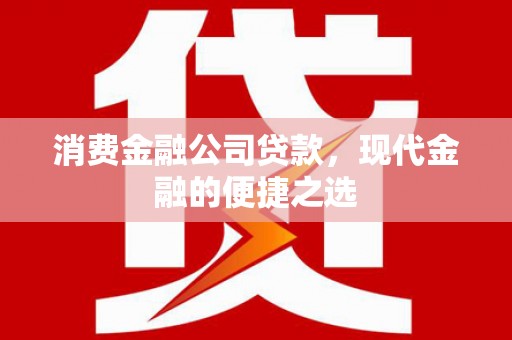 宁明消费金融公司贷款，现代金融的便捷之选