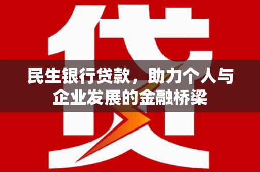 宁明民生银行贷款，助力个人与企业发展的金融桥梁