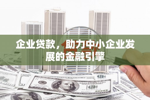 宁明企业贷款，助力中小企业发展的金融引擎