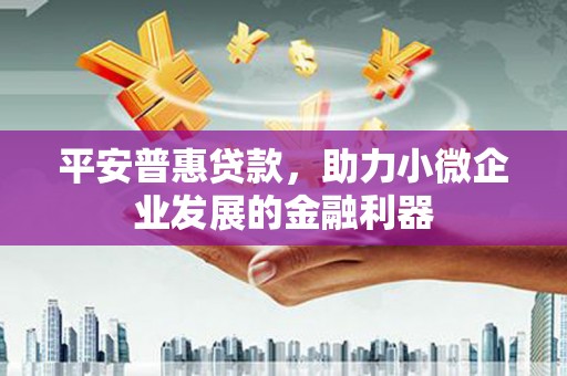 宁明平安普惠贷款，助力小微企业发展的金融利器