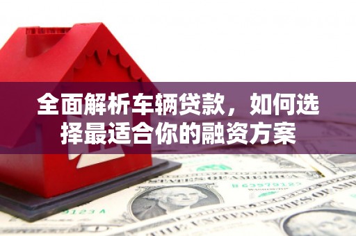 宁明全面解析车辆贷款，如何选择最适合你的融资方案