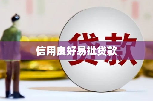 宁明信用良好易批贷款