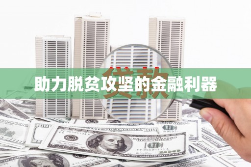 宁明助力脱贫攻坚的金融利器