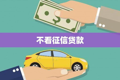 宁明不看征信贷款