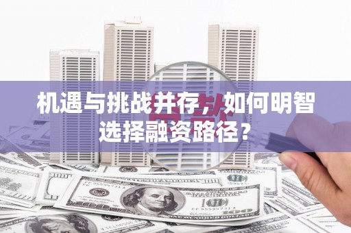 宁明机遇与挑战并存，如何明智选择融资路径？