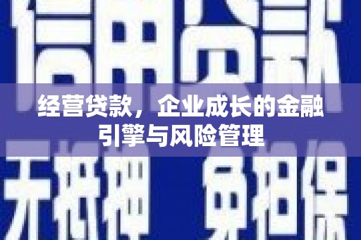 宁明经营贷款，企业成长的金融引擎与风险管理